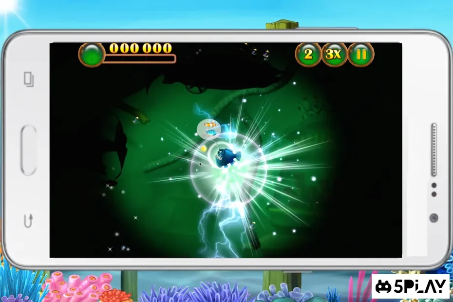 игры про акул - рыбы едят мелких рыб screenshot