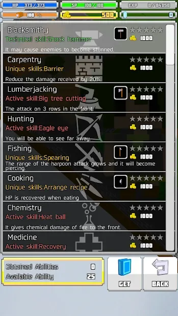 Tactics RPG – Craftsman hero battle screenshot