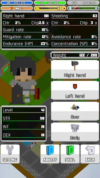 Tactics RPG – Craftsman hero battle screenshot