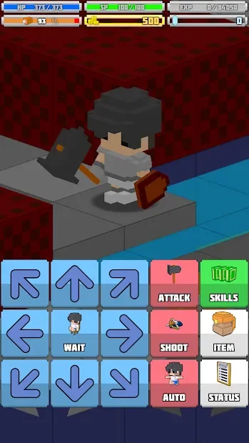 Tactics RPG – Craftsman hero battle screenshot