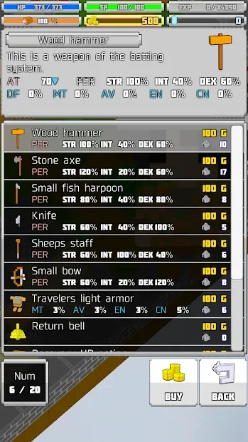 Tactics RPG – Craftsman hero battle screenshot