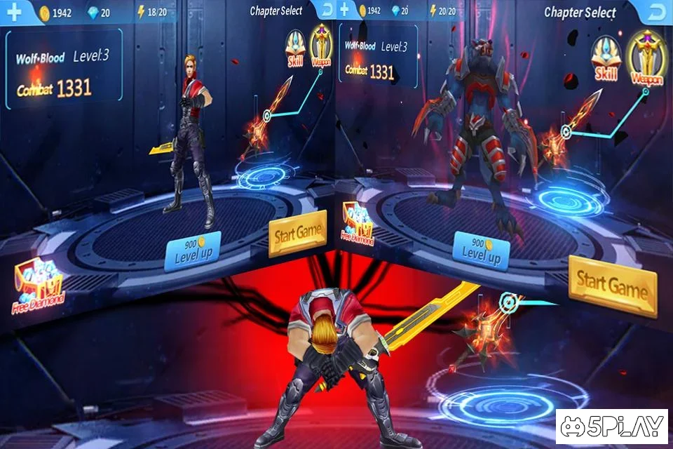 Wolfman Street Fighter screenshot