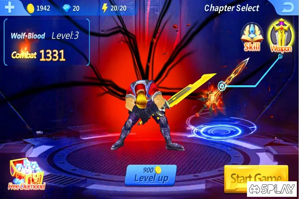 Wolfman Street Fighter screenshot