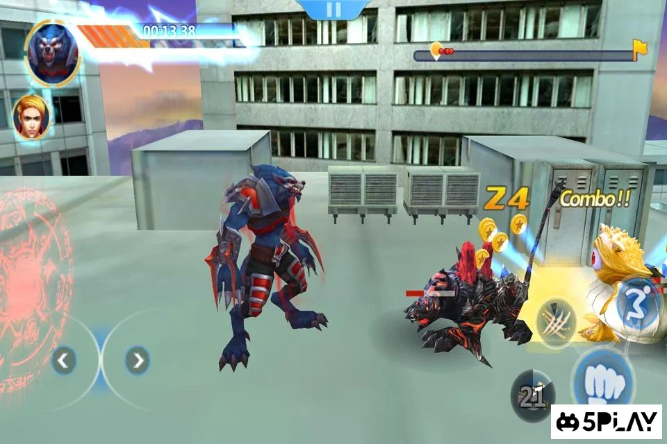Wolfman Street Fighter screenshot