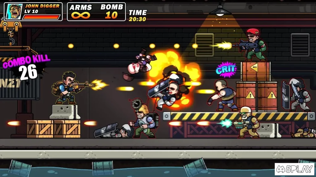 Metal Commando 2D Platform Squad Metal Shooter screenshot