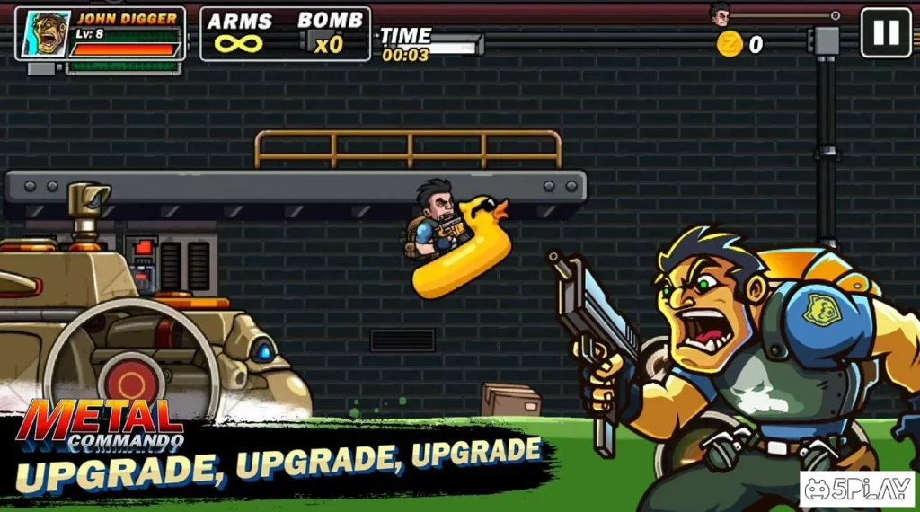 Metal Commando 2D Platform Squad Metal Shooter screenshot