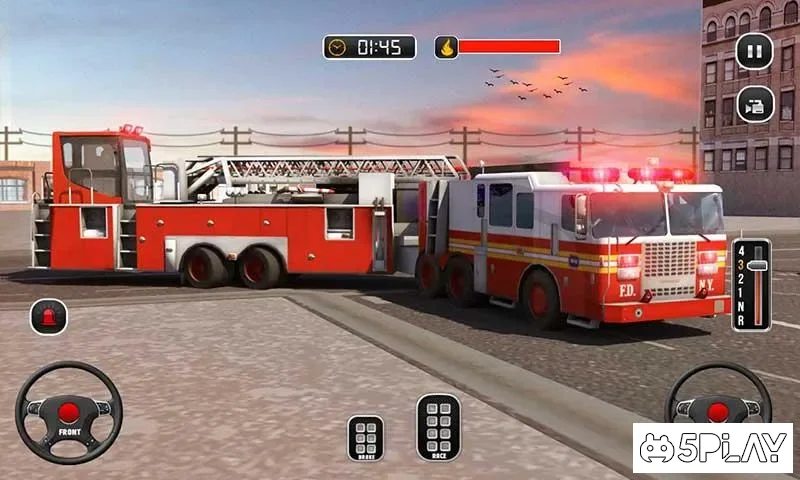 Пожарная машина Школа вождения имитатор 2018 screenshot