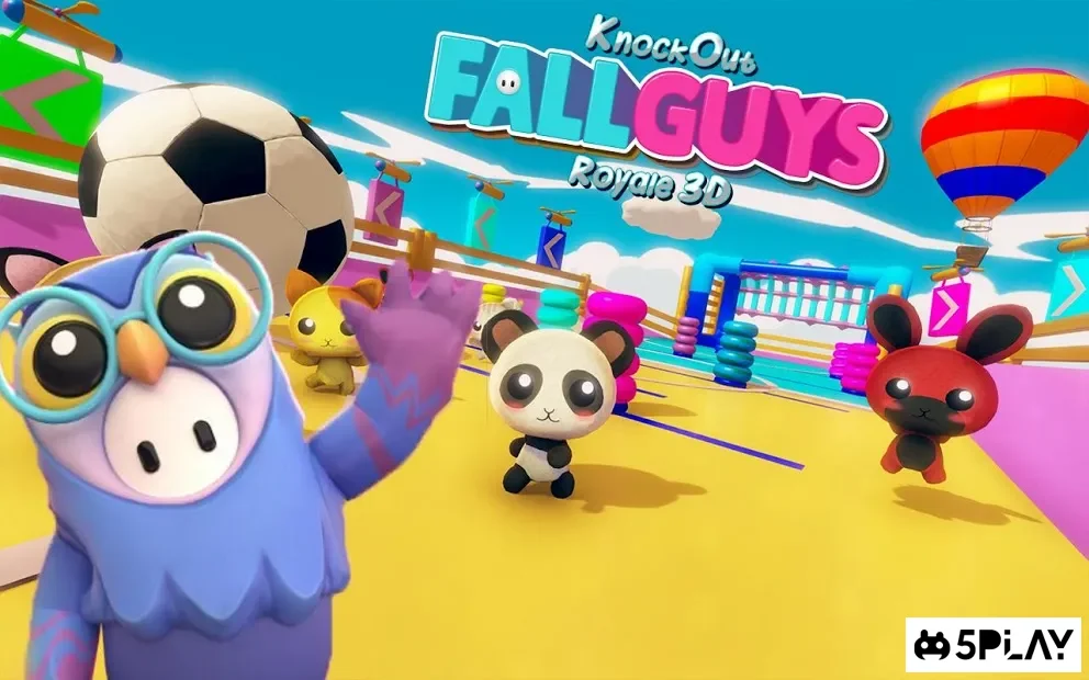 Нокаут Fall Guys Royale 3D: Human Knock Over screenshot