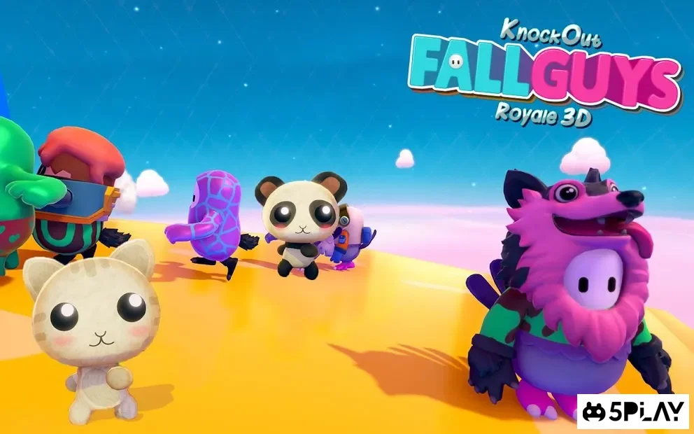 Нокаут Fall Guys Royale 3D: Human Knock Over screenshot