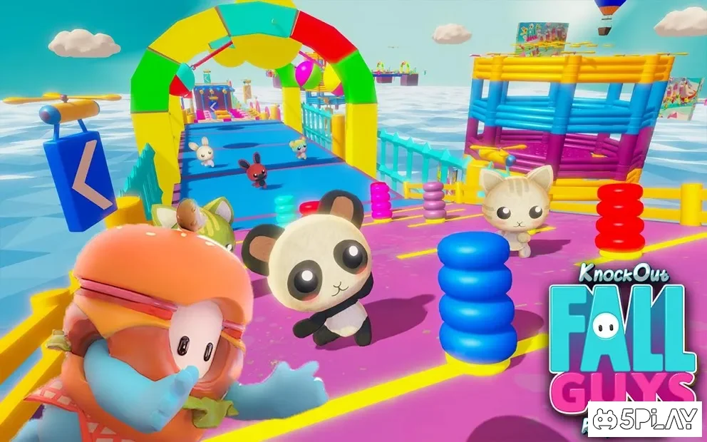 Нокаут Fall Guys Royale 3D: Human Knock Over screenshot