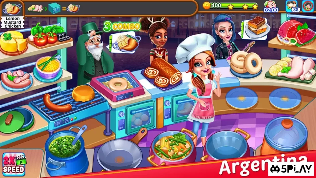 Cooking Express : Star Restaurant Cooking Games screenshot