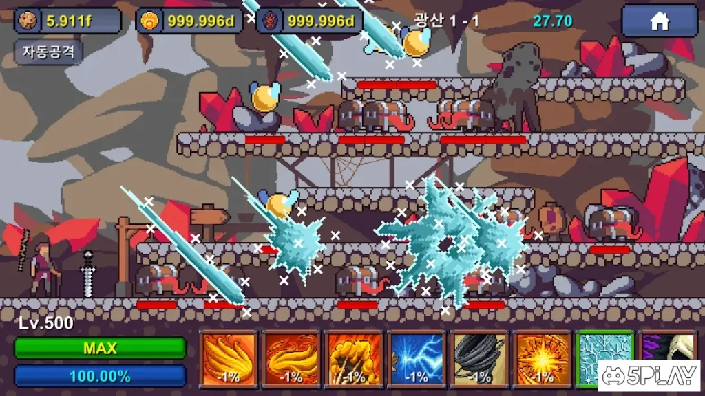 Grandpa RPG - Grow Pixel Wizard screenshot