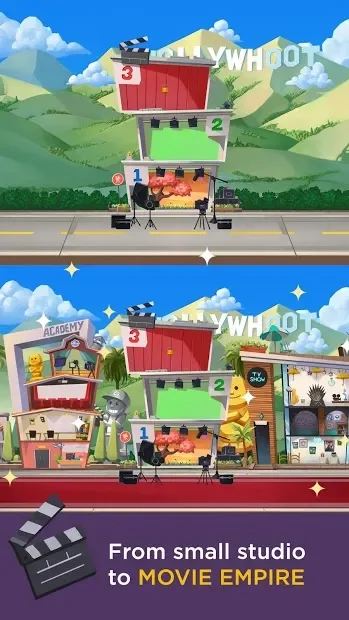 Hollywhoot: Idle Hollywood Evolution Parody screenshot