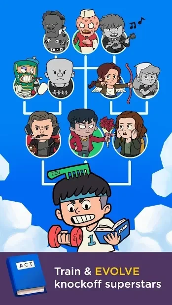 Hollywhoot: Idle Hollywood Evolution Parody screenshot