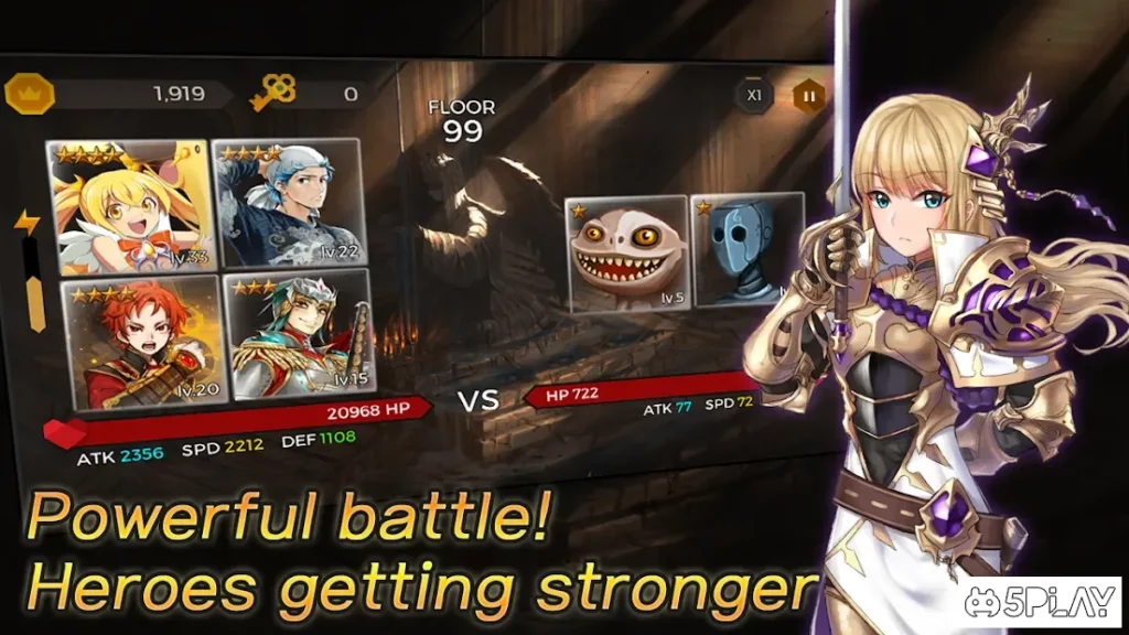 Secret Tower VIP (Super fast growing idle RPG) screenshot