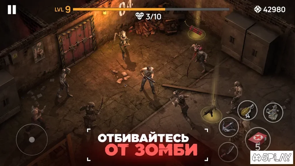 Zombie Arena: Fury Shooter Attack screenshot