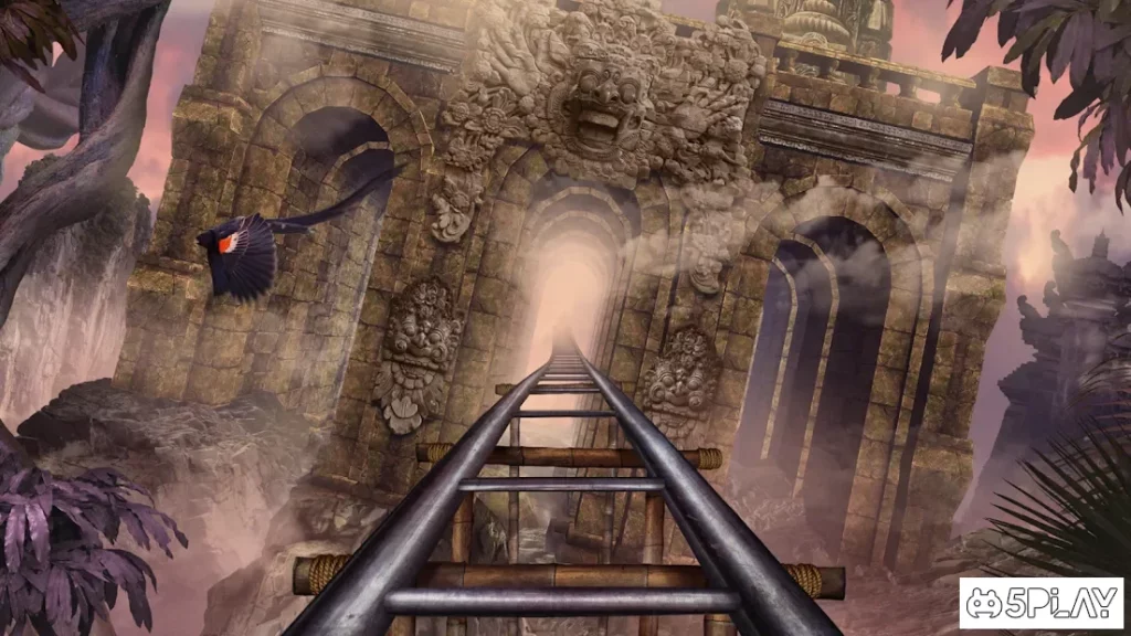 VR Temple Roller Coaster for Cardboard VR screenshot