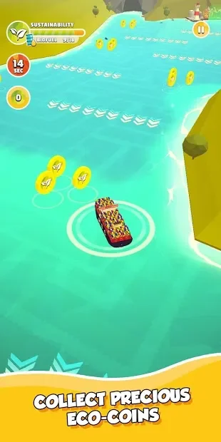 The Sea Rider - Steer the Ship and Save the Nature screenshot