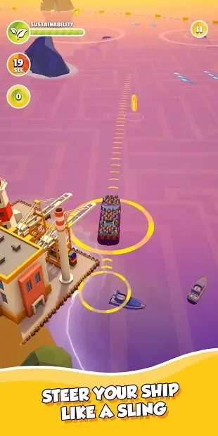 The Sea Rider - Steer the Ship and Save the Nature screenshot