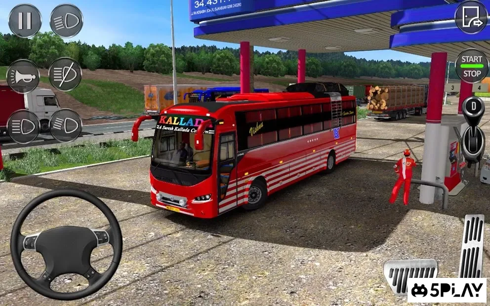 город тренер автобус Вождение Игры 2020 г screenshot