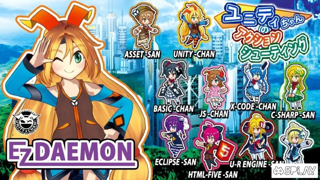 Unity-chan's Action Shooting screenshot