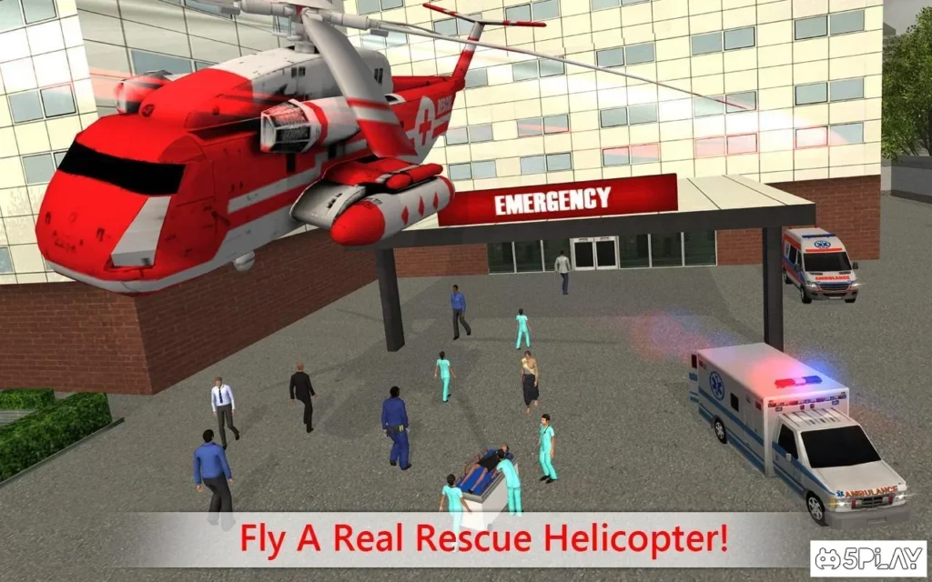 Rescue Ambulance & Helicopter screenshot