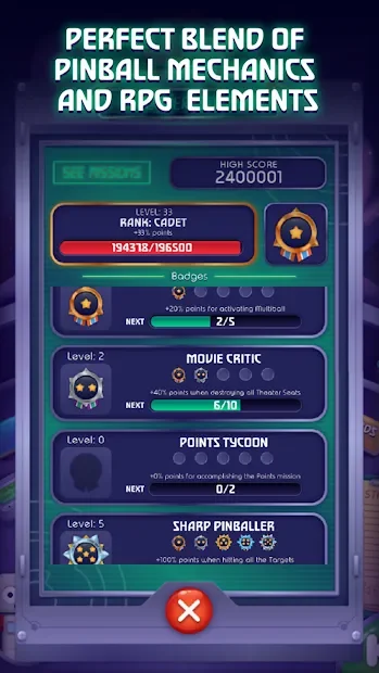 Pinball Cadet screenshot