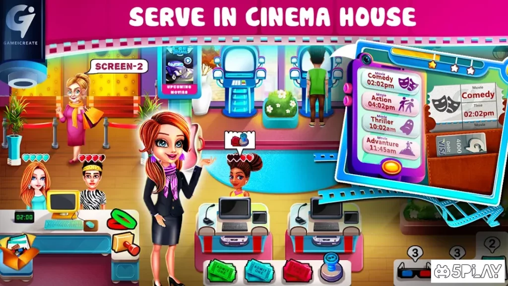 Hollywood Films Movie Theatre Tycoon Game screenshot