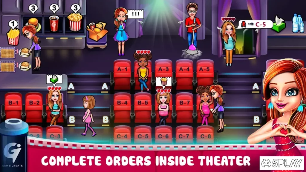 Hollywood Films Movie Theatre Tycoon Game screenshot