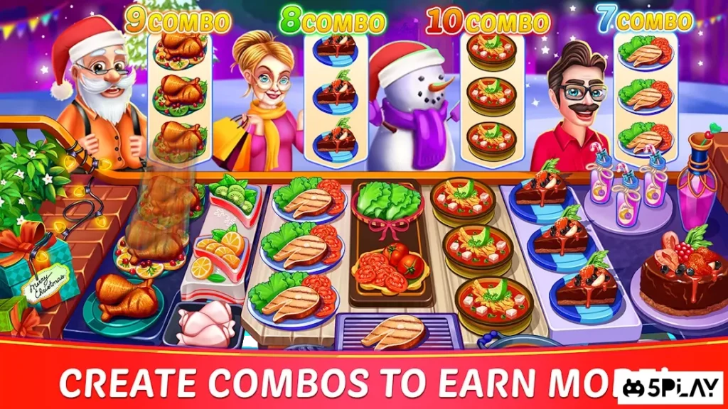 Christmas Cooking : Crazy Restaurant Cooking Games screenshot