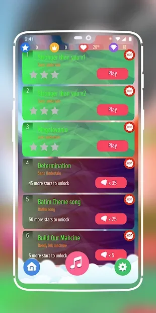 Stronger than you - Sans undertale piano tiles screenshot