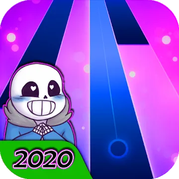 Stronger than you - Sans undertale piano tiles icon