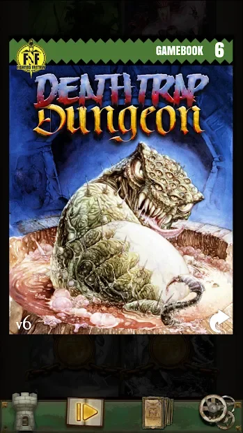 Fighting Fantasy Classics – text based story game screenshot