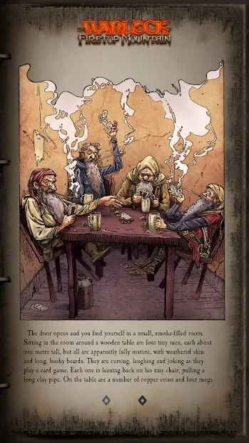Fighting Fantasy Classics – text based story game screenshot
