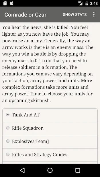 Comrade or Czar screenshot