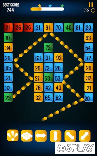 Bricks Breaker Infinity - классическая игра screenshot