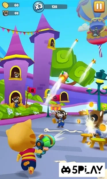 Talking Tom Blast Park: The New Blasting Adventure screenshot