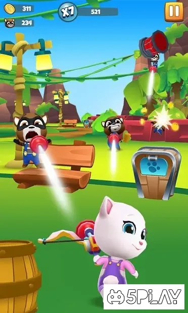 Talking Tom Blast Park: The New Blasting Adventure screenshot