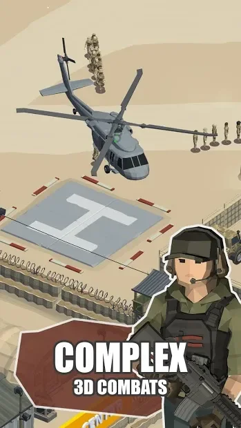 Idle Warzone 3d: Военная Игра screenshot
