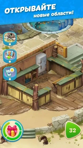 Hawaii Match-3 Mania Декор и головоломки три в ряд screenshot