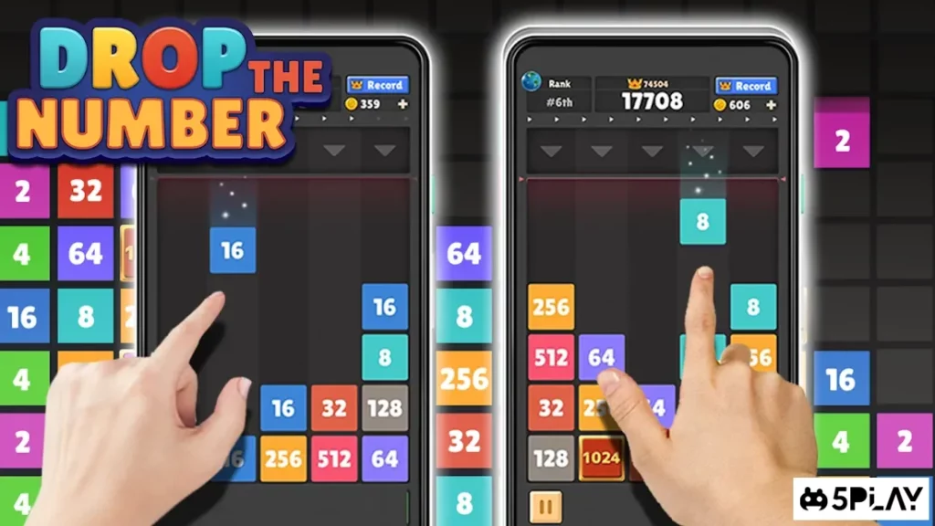Drop The Number : Merge Game (Бросьте число) screenshot