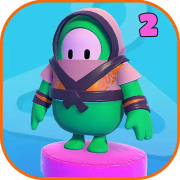 Падение Guys 3D Нокаут: Ultimate Fun Race icon