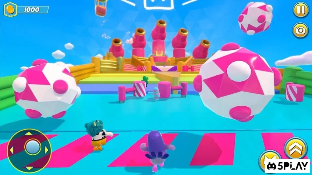 Падение Guys 3D Нокаут: Ultimate Fun Race screenshot