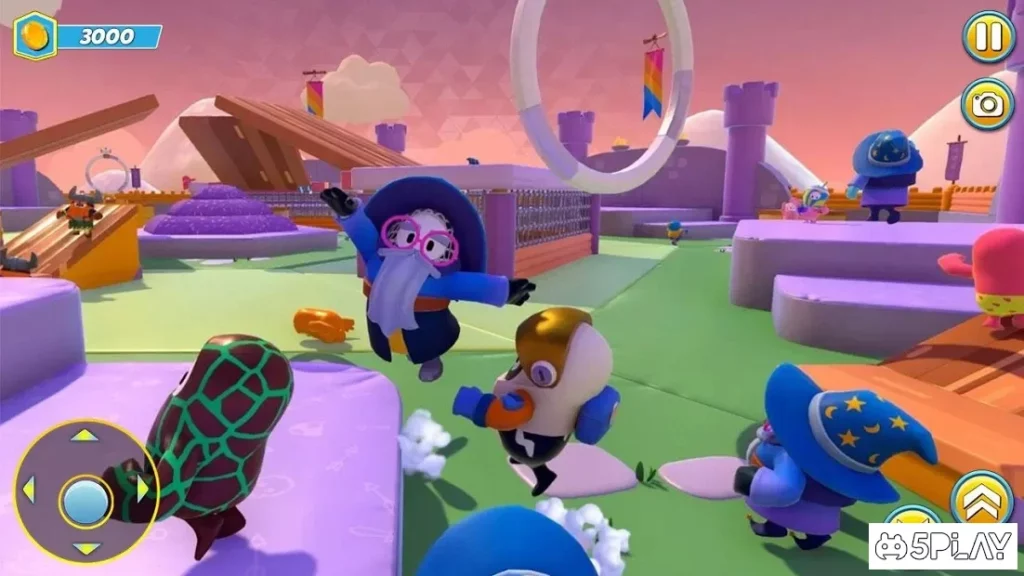 Падение Guys 3D Нокаут: Ultimate Fun Race screenshot