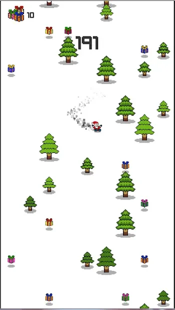 Santa Pixel Christmas games screenshot