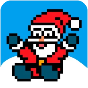 Santa Pixel Christmas games icon