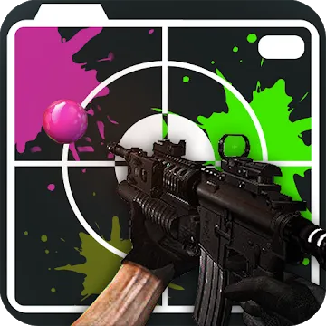 Sniper Paintball Camera 3D icon