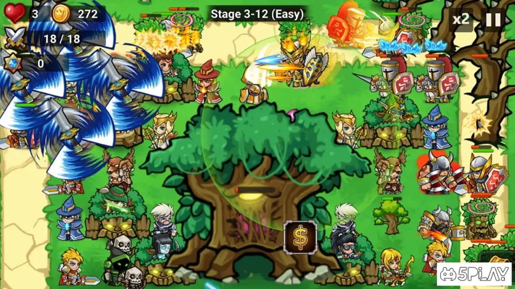 Defense Heroes: Defender War Offline Tower Defense screenshot