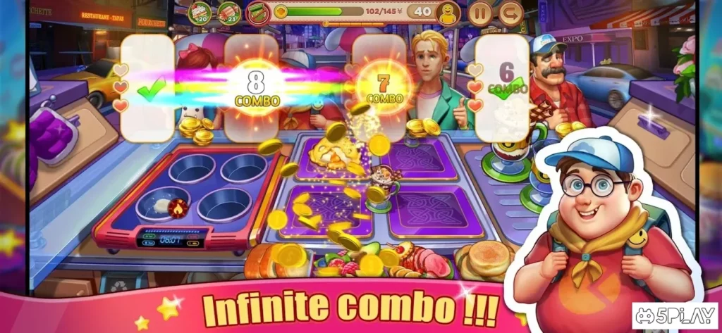 Crazy Cooking Tour: Chef's Restaurant Food Game screenshot