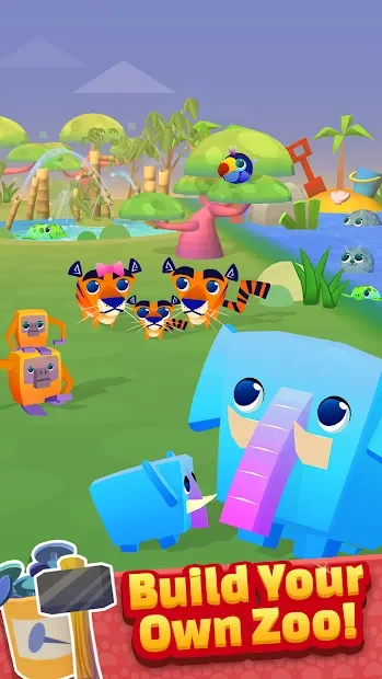 Spin a Zoo - Tap, Click, Idle Animal Rescue Game! screenshot
